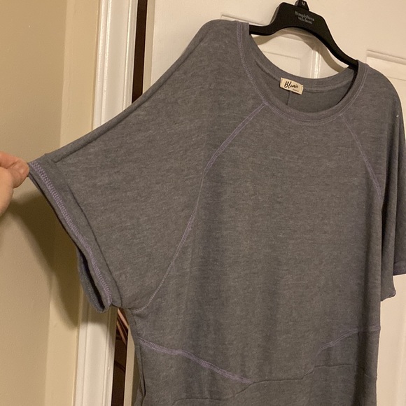 NWT BLUMIN TUNIC HEATHER GREY SIZE MEDIUM - Picture 2 of 8
